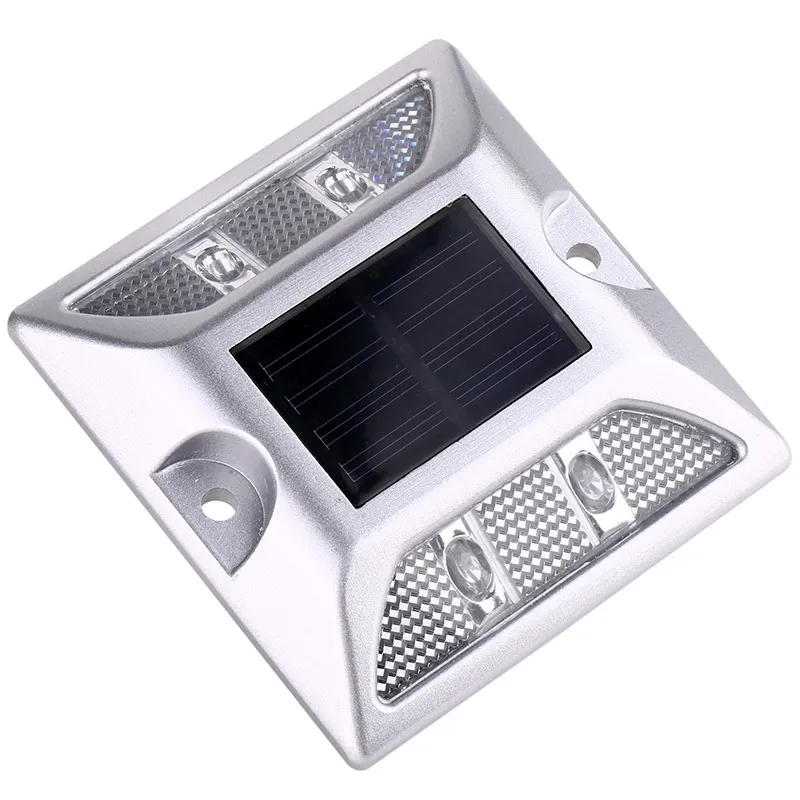 China Products Aluminium Alloy Solar LED Flashing Cat Eyes Road Stud Waterproof Outdoor Reflective Stud