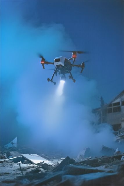 Emergency Lighting Drones