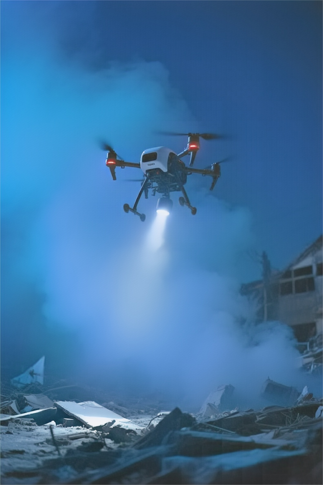 Emergency Lighting Drones