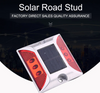 China Products Aluminium Alloy Solar LED Flashing Cat Eyes Road Stud Waterproof Outdoor Reflective Stud
